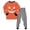 Orange, variant on Xyant Toddler Boy Halloween Pajamas Pumpkin Ghost Sleepwear Kids Long Sleeve Soft Cotton 2 Piece Pjs Set,Size 4-5 T