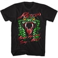 thumbnail image 1 of Poison Poison Snake Black Adult T-Shirt Tee, 1 of 2