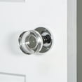 thumbnail image 6 of Viaggio 624638 Circolo Solid Brass Non-Turning One-Sided Dummy Door Knob - Black, 6 of 7