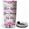 thumbnail image 3 of Hair Stylist Tumbler With Lid 20oz Jewelry Style Cute Hairdresser Gifts Cup For Women Stainless Steel Mug Esthetician Beauty Salon Owner Cosmetologist Graduation Gift For Her, 3 of 6