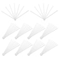 thumbnail image 2 of KAKOWELY folding fan frame 10 Pcs DIY Hand Fan Craft Plastic Folding Fan Frame for Creative Projects Handcraft Folding Fan DIY Frame Sturdy Folding Fan Plastic Frame, 2 of 5