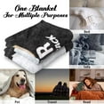 thumbnail image 4 of AISENIN Personalized Gifts Personalized Blanket Customized Blankets with Photos Text Custom Picture Blanket Gifts for Father's Day Birthday Gifts Gifts for Dad Family Kids Friends, 4 of 6