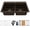 Brown, variant on Karran QTWS-880 Drop-in 33" Double Equal 50/50 Bowl Workstation Kitchen Sink in Concrete