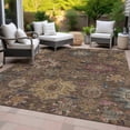 thumbnail image 3 of Dalyn Rugs Machine Washable Indoor/Outdoor Chantille ACN2151 Chocolate 2'6" x 3'10" Rug, 3 of 9