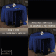 thumbnail image 4 of Mantel Para Mesa Redonda Medida 2.90 Diámetro Azul Rey, 4 of 5