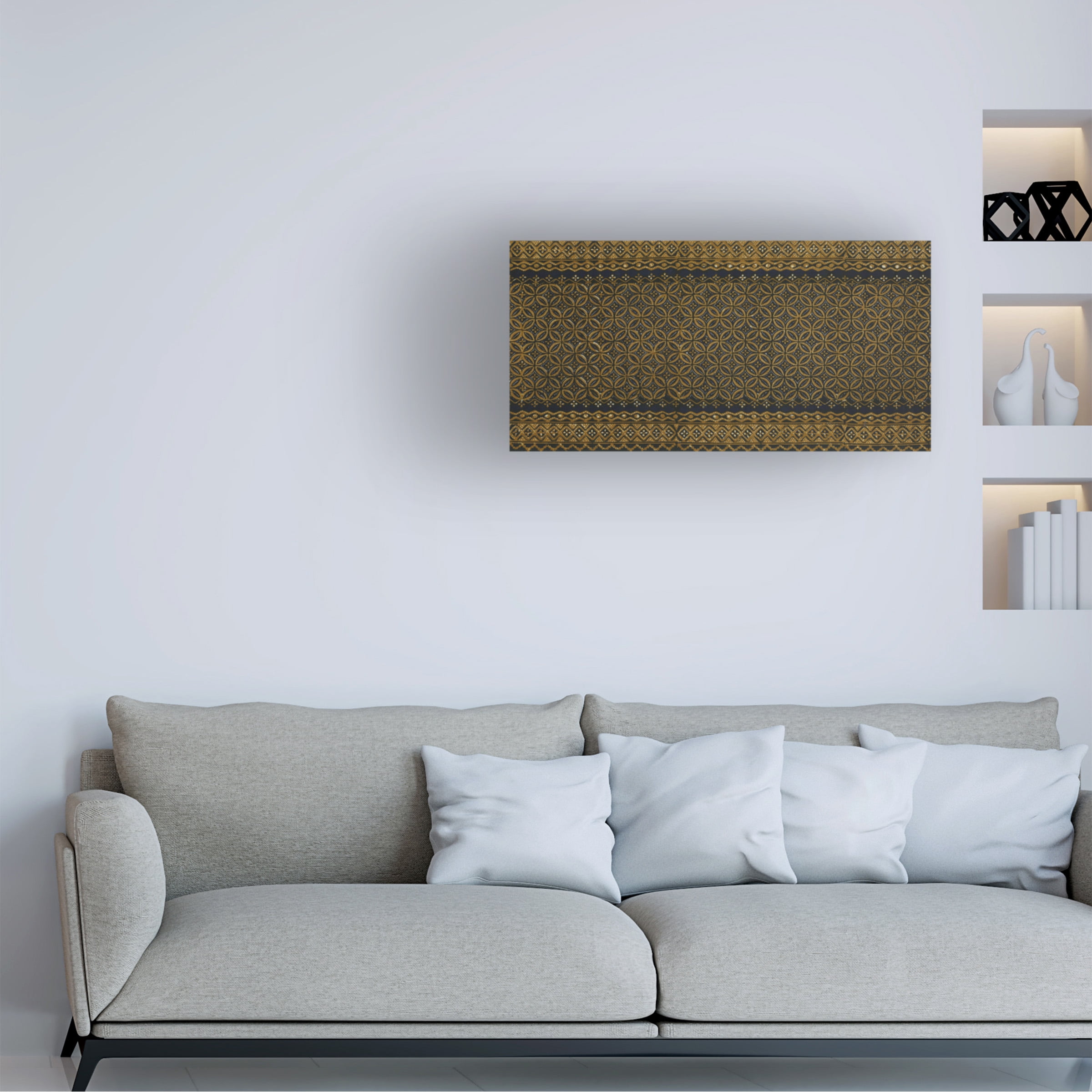 Baxter Mill Archive 'Ethnic Batik IV' Canvas Art