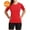 True Red, variant on LST470 Ladies Rashguard Tee, White, L, Womens Clothing, Womens Swimsuits
