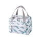 thumbnail image 2 of Lunch Bag Handheld Portable Large Capacity Thickened Warm Keeping Aluminum Film for Picnic White Leaves, 2 of 5