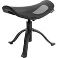 thumbnail image 2 of Height Adjustable 2-in-1 Footrest for Desk, Rotatable Ergonomic Under Workstation Ottoman, Rolling Leg Rest Stool for Home Office Workstation, Black, CHAIR-FR01, 2 of 10