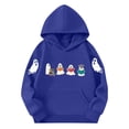 thumbnail image 4 of MexChoioe Boys and Girls Halloween Hoodie Hooded Sweatshirt Ghost Graphic Print Long Sleeve with Pockets Versatile for Holiday Party and Daily, 4 of 4