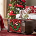 thumbnail image 2 of Chemin de Table Couronne de Souris de Noël, Décoration de Table de Cuisine Salle à Manger de Noël à Pois Rouges avec Nœud et Étoiles, Décoration de Maison Style Ferme pour les Fêtes d'Hiver, Intérieur Extérieur, Fournitures de Fête 13 x 48 Pouces, 2 of 6