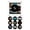 Music Boxes#D, variant on Magnetic Fridge Vinyl Retro Music Box Christmas Jingle Player Set with 9 NFC Style Discs and USB Mini Record Decor Magnets for Refrigerator
