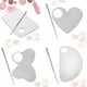 thumbnail image 4 of Paleta de colores acrílicos perforados transparentes Brillar maquillaje de belleza en forma de amor, 4 of 5