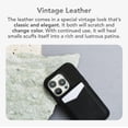 thumbnail image 5 of DONBOLSO Vintage Black Leather iPhone 14 Pro Max Case - MagSafe Compatible - Lip Screen Protection - Elegant Soft Grip - Strong Magnetic - Size 14, 5 of 5