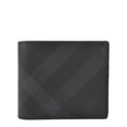 thumbnail image 1 of Pre-Owned BURBERRY London Check-Print Canvas Bi-Fold Wallet Black, 1 of 10