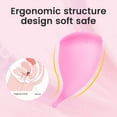thumbnail image 3 of Copa Menstrual reutilizable de silicona para mujer, Copa Menstrual de grado médico, higiene femenina, 3 of 4