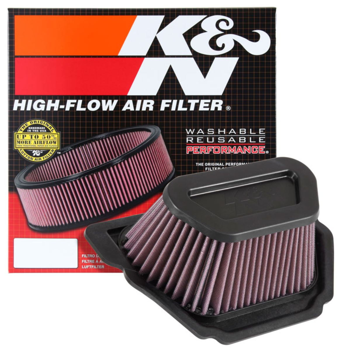 K&N YA-1006 Powersports Air Filter main image 0