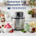 thumbnail image 4 of Ice Cream Maker, 2-Qt Insulated Freezer Bowl, LCD Screen and Timer, Quick Results, Easy to Operate and Clean, 4 of 8