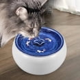 thumbnail image 3 of Electric Ceramic Cat Drinking Water Fountain For Cats Dogs Drinking Bowl Automatic Cat Water Fountain Dispenser Pet Bowl 1.5L ShopWise Round, 3 of 12