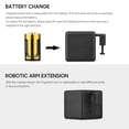 thumbnail image 3 of Graflsoa Smart Fingerbot Mini: Bluetooth-Enabled Touch Button Robot for Home Automation, Remote Control via App, Voice Command, and Scheduling, Black, Built-in Battery (Compatible with Bluetooth, 3 of 6