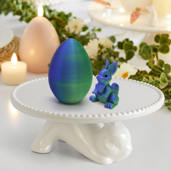 dajkiuy Easter Eggs with Bunny Inside, Bunny Egg Easter Basket Stuffers Gifts for Adults, Easter Surprise Rabbit Eggs