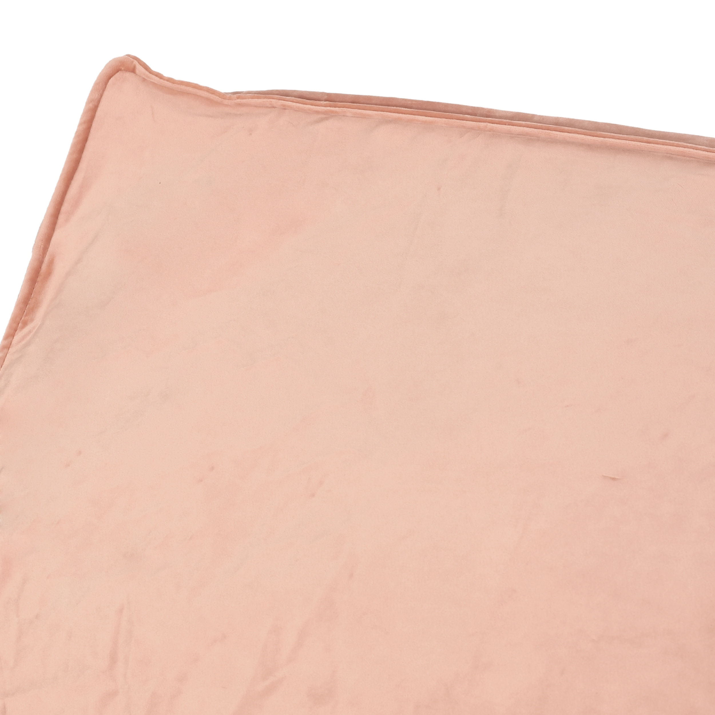 Noble House Velie Velveteen Bean Bag Chair, Pink
