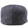 thumbnail image 3 of Prolriy Newsboy Hats for Men Flat Mens Hats Unisex Breathable Mesh Summer Hat Newsboy Beret Cap Cabbie Flat Cap Cabbie Beret Hats for Men Navy, 3 of 7