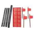 thumbnail image 3 of 10 Piezas MGMN200 Insertos MGEHR1212-2 de Torno Herramienta de Ranurado Soporte L Llave , Rojo Zulema Barra aburrida de torno, 3 of 8