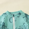thumbnail image 4 of Hienoo Boys UPF 50+ Short Sleeve Rashguard One-Piece Swimsuit Bathing Suit, Sizes 0-3T, 4 of 7