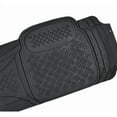 thumbnail image 3 of BDK MaxDuty Rubber Floor Mat for Car, SUV,Van & Truck - Super Heavy Duty Rubber , Trim to Fit & 3 Piece (Black), 3 of 9