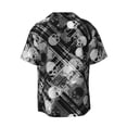 thumbnail image 2 of Disketp Men's Hawaiian Seamless Pattern With Skulls Print Shirts Button Down Holiday Beach Shirts-XX-Large, 2 of 7