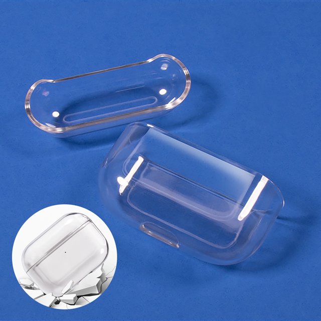 Gwong Electrónica Estuche protector a prueba de agua con agujero colgante PC cubierta de auricular inalámbrico cubierta protectora para Airpods 3