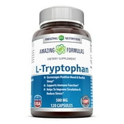 Amazing Formulas L-Tryptophan 500 Mg 120 Capsules