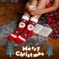 thumbnail image 6 of geerera Christmas Fuzzy Socks, Warm Winter Fluffy Socks, for Holiday Gift, Cozy Home Wear, 6 of 6