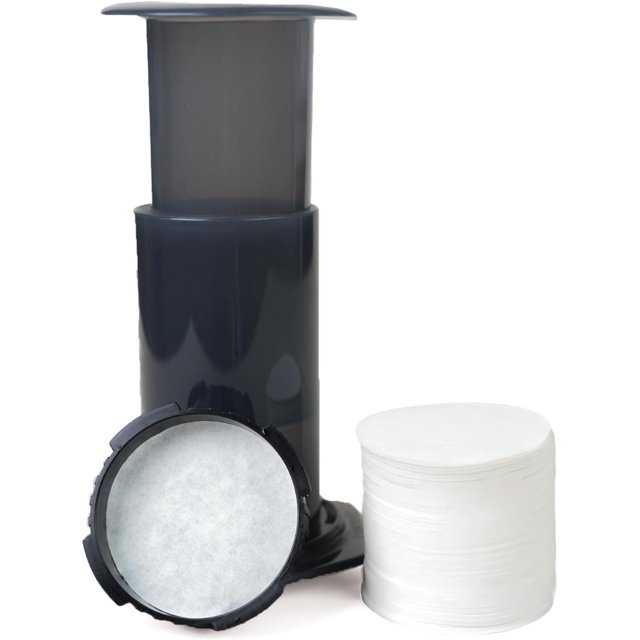 500-Count Coffee Filters - Round Coffee Filter Compatible with AeroPress Coffee Maker, Espresso Machines, Bialetti Moka Pot for Coffee and Tea