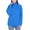 Blue, variant on Womens Sweater Turtleneck Pullover Sweater Solid Color Loose Mid-Length Long Sleeve Knitting High Collar Autumn and Winter Sweater