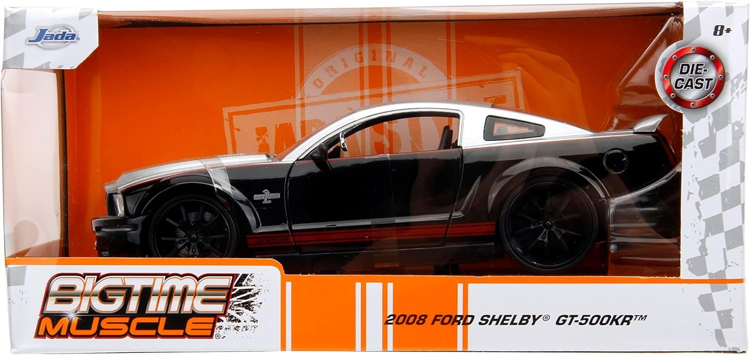 Amazon.com: Big Time Muscle 1:24 2008 Ford Shelby GT-500KR