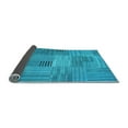 thumbnail image 2 of Ahgly Company Indoor Square Abstract Light Blue Contemporary Area Rugs, 5' Square, 2 of 4