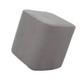 thumbnail image 1 of Square Foot Rest Ottoman Covers Decorative Footstool Slipcover ottoman covers Gray, 1 of 8
