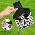 thumbnail image 4 of Haosy Animal Silhouettes Golf Mallet Putter Cover Strong Magnetic Leather Golf Club Headcover Closure, 4 of 7