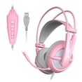 thumbnail image 1 of Methold Somic Auriculares con cable Cancelación de ruido portátil 8 modos Adorable Surround Stereo LED Video Girls Gaming Headset Juegos de teclado y mouse para computadora, 1 of 5