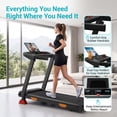 thumbnail image 4 of ‎CURSOR FITNESS Folding Treadmill with Incline for Home, 3.0HP Motor, 265 lbs Capacity, Black, 4 of 9