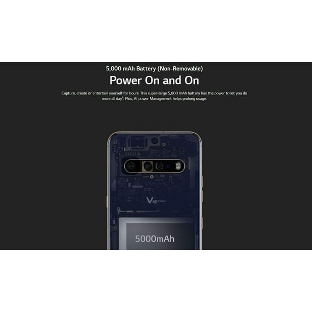 LG V60 ThinQ 5G with LG Dual Screen ( Brand New) 6.8