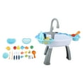 thumbnail image 1 of Estanque de pesca eléctrico para niños con borde suave y batería, juguetes de pesca para bebés, niños y niñas, estanque de pesca con tiburones., 1 of 14