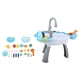thumbnail image 1 of Estanque de pesca eléctrico para niños con borde suave y batería, juguetes de pesca para bebés, niños y niñas, estanque de pesca con tiburones., 1 of 14