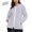 Gray, variant on Rain Jackets for Women Lightweight Hooded Packable Windbreaker Jacket with Storage Pouch for Camping Travel Gray L