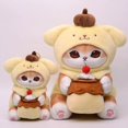 thumbnail image 1 of Sanrio-muñeco de peluche de tiburón y gato para niña, Kuromi juguete de transformación, bonita figura de juego de moda, almohada para dormir, decoración, regalo de cumpleaños Fivean unisex, 1 of 2