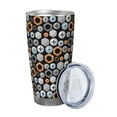 thumbnail image 2 of Cauagu Colorful Screws Pattern 20oz Tumbler,Stainless Steel Vacuum Insulated Tumbler with Lid Insulated Coffee Mug Thermal Cup with Splash Proof Sliding Lid-Straw Two-piece Set, 2 of 8