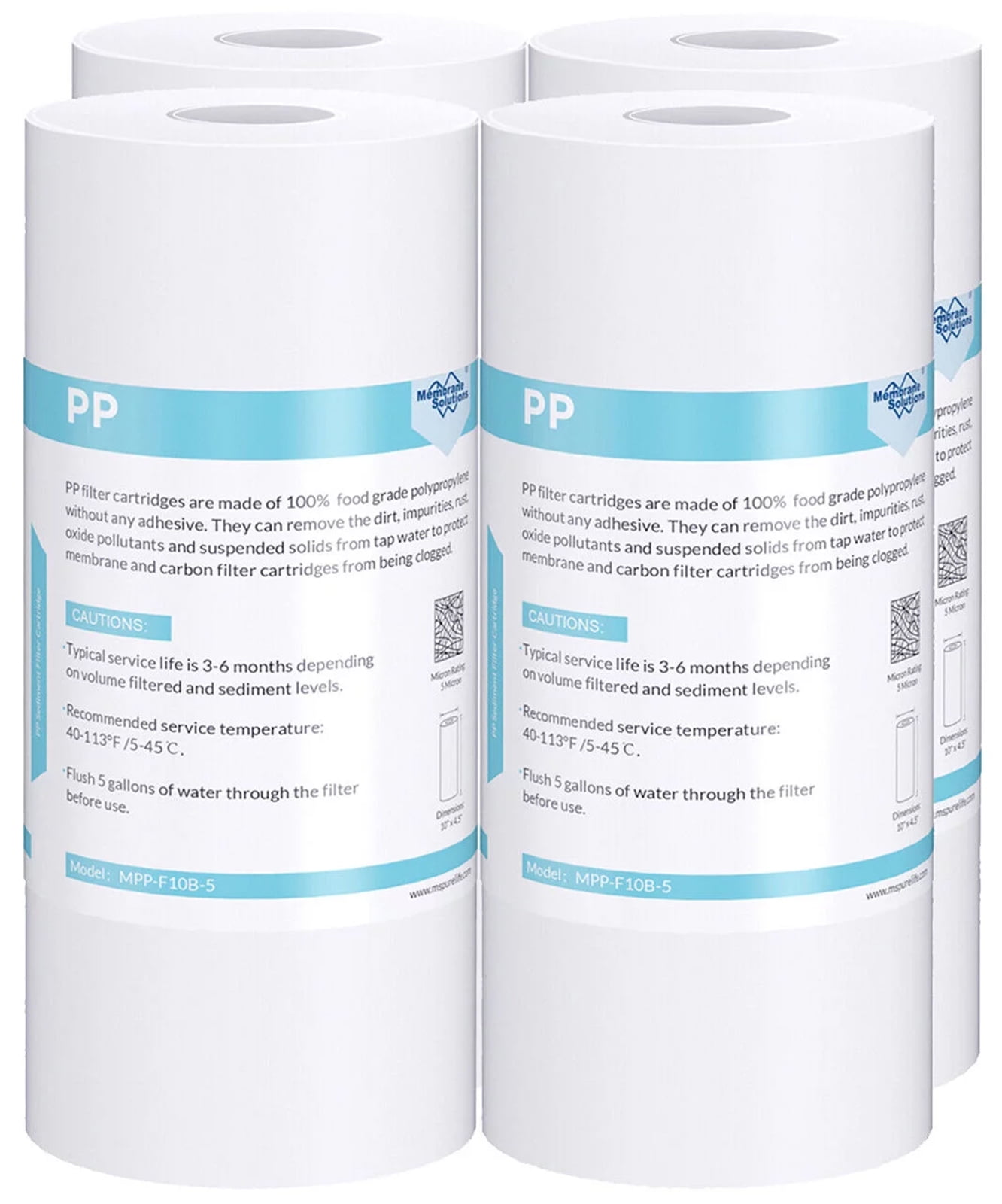 Membrane Solutions AP810 Replacement for 3M AquaPure AP810, Whirlpool