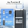 thumbnail image 2 of LHRIVER 2-5 Gallon Water Dispenser & 6-Min Ice Maker, 3-in-1 Hot/Cold/Ice, Child Lock & Energy-efficient, for Home/Office, Black, 2 of 8
